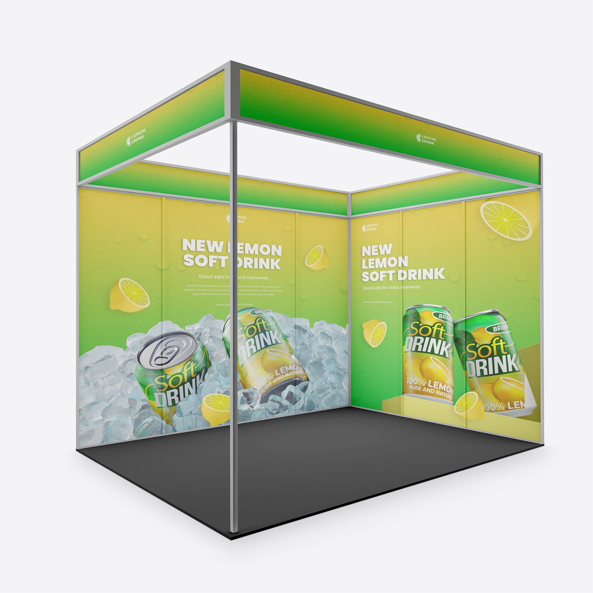 L型展覽Booth攤位套裝